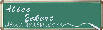Alice Eckert Visitenkarte